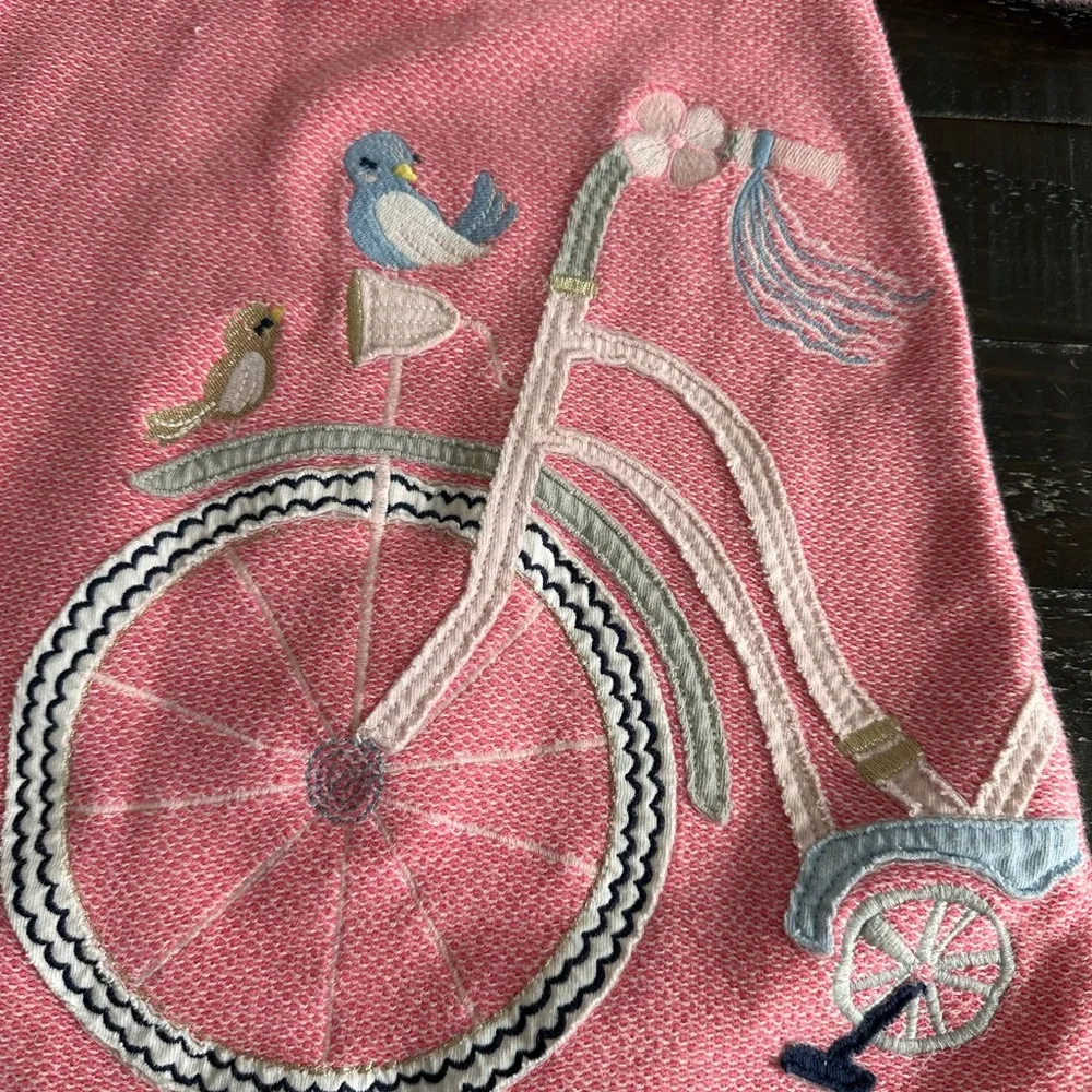 Gymboree Pink birdie on a bike Dress